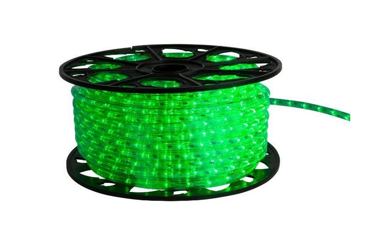 FÉNYKÁBEL LED ZÖLD 50m/dob
