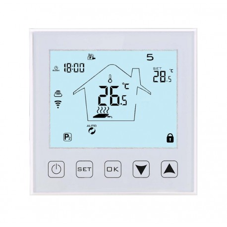 TERMOSZTÁT HY603WE +5.35°C 16A EVP BEÉP. PADLÓÉRZÉKELŐ