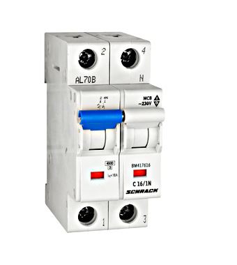 KISMEGSZ. 3P+N 16A C 4,5KA