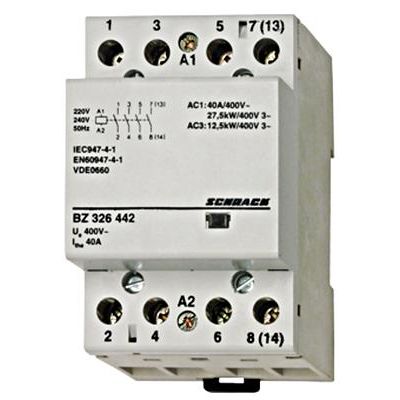 SCHRACK MÁGNESKAPCS. 40A/4ZÁRÓ/24V
