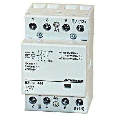 SCHRACK MÁGNESKAPCS. 63A/4ZÁRÓ/230V