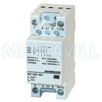 SCHRACK MÁGNESKAPCS. 25A/4ZÁRÓ/230V