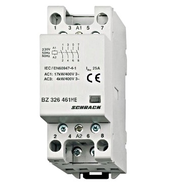 SCHRACK MÁGNESKAPCS. 25A/4ZÁRÓ/230V
