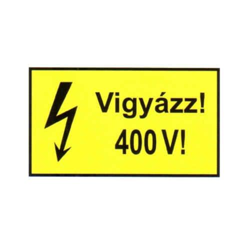SCHRACK JELÖLŐMATRICAVIGYÁZZ!400V