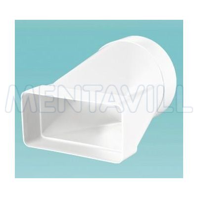 Ventilátor cső átalakító 55x110/d100 egyenes