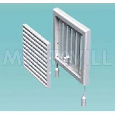 VENTIL RÁCS 250x250/D150mm FIX+HÚZÓ
