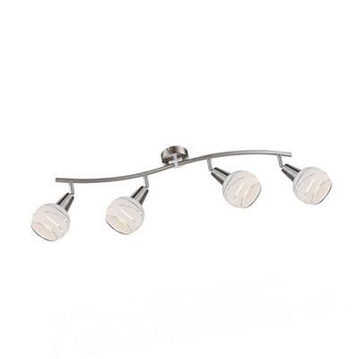 ELLIOTT Spot m.Króm/üveg 4XE14 LED