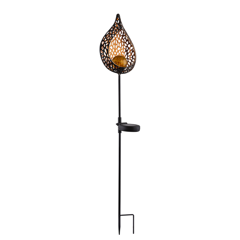 SOLAR fém dekor csepp,0,06W LED,fe@