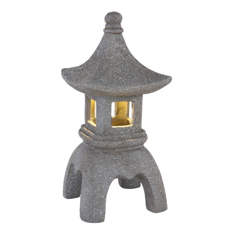 SOLAR PAGODA SZÜRKE, MŰANYAG. IP4@