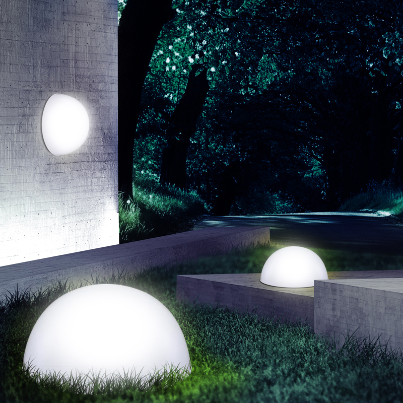 SOLAR félgömb,LED 4×0,06W,D:250,H:*