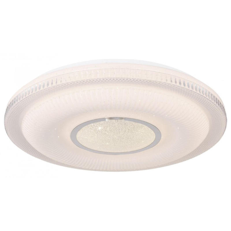 Mennyezeti lámpa metál fehér  akril fehér fényerő-szabályozható távirányítós