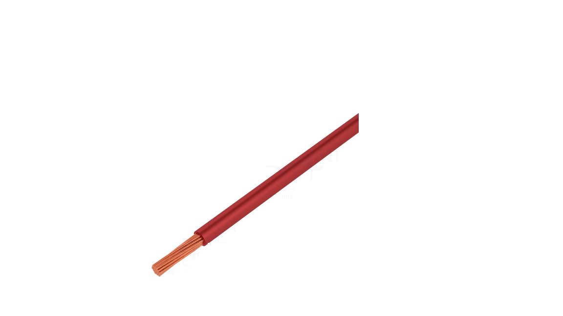 MÉRŐVEZETÉK 1,5mm2 PIROS PVC