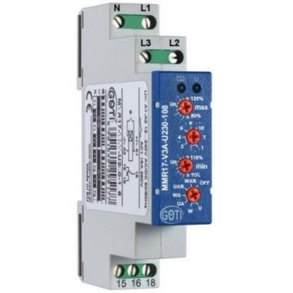 FESZÜLTSÉG FIGYELŐ RELÉ  12..230V