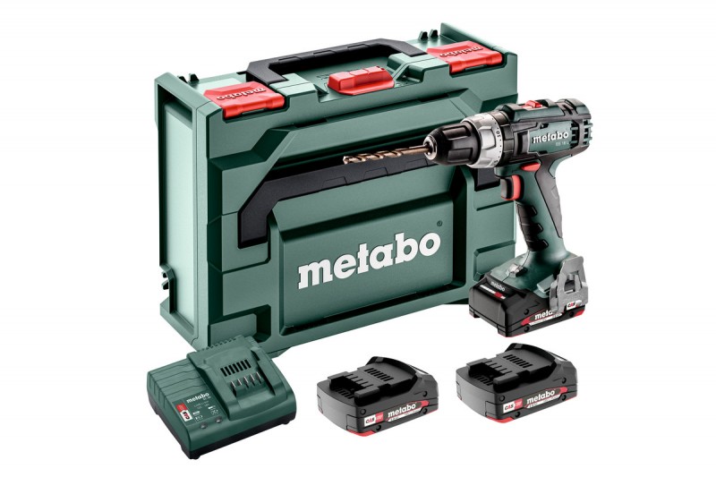 METABO AKKUS fúrócsavarozó BS 18L @ 3x2 Ah Li-Ion töltő SC 60 PLUS+ KOFF