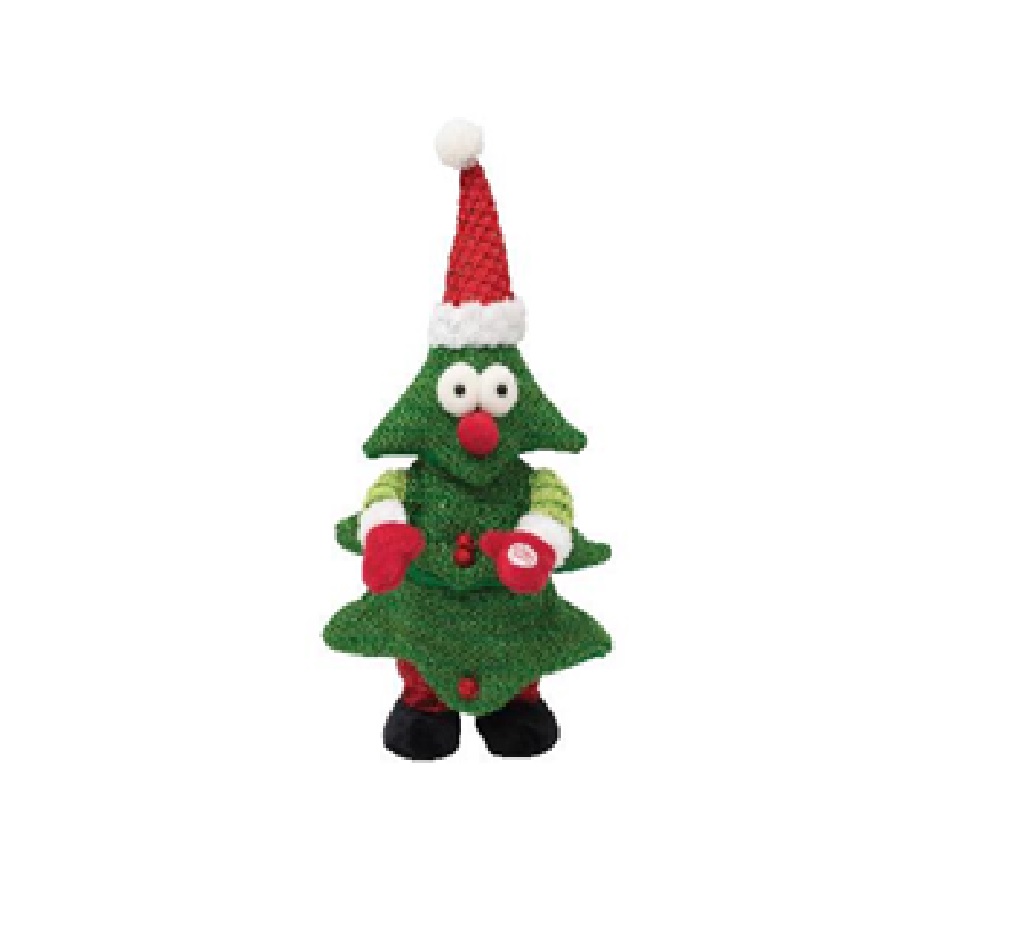 XMAS ÉNEKLŐ FENYŐ, 38 CM