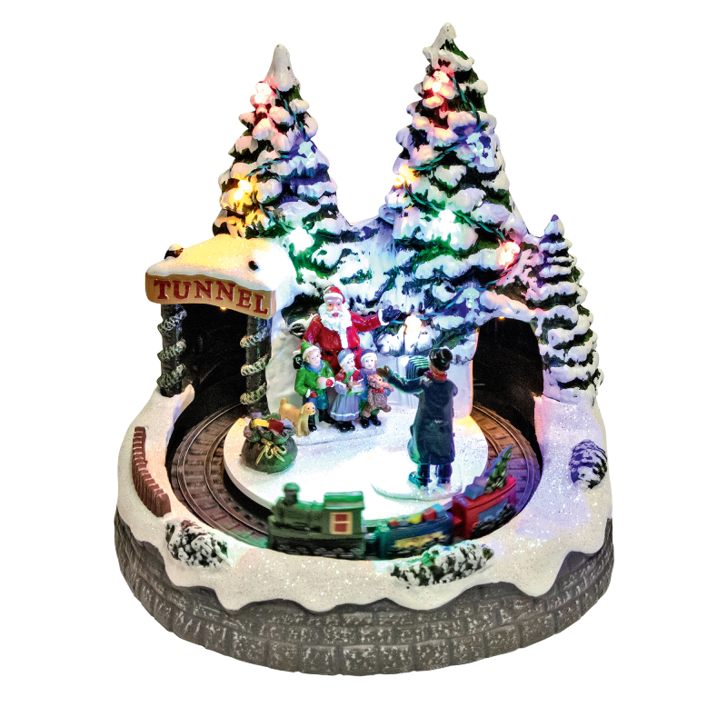 XMAS Dioráma kisvonat, fényképész