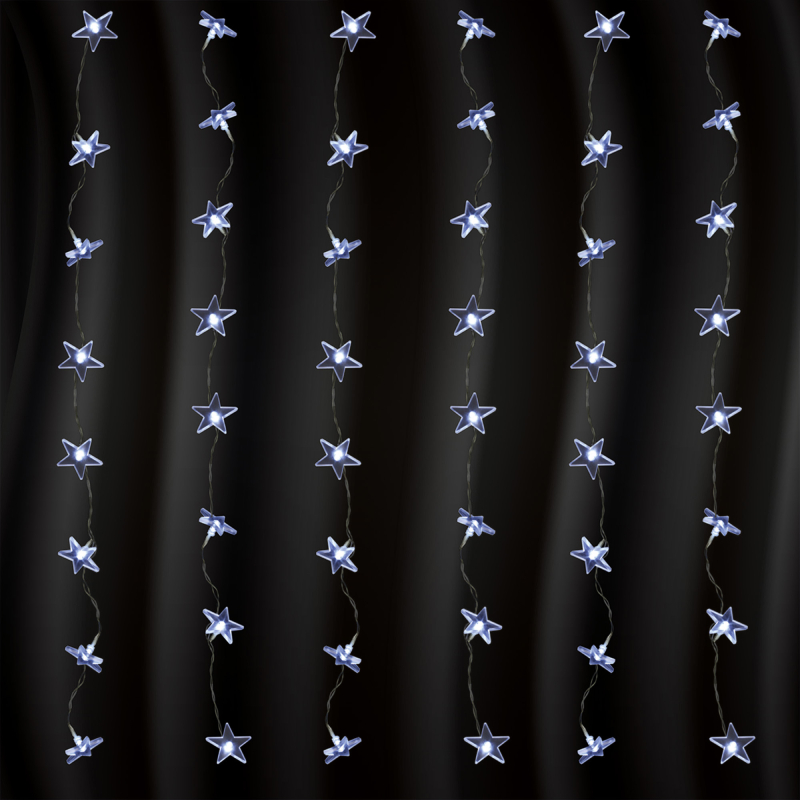 XMAS LED-ES CSILLAG FÉNYFÜGGÖNY