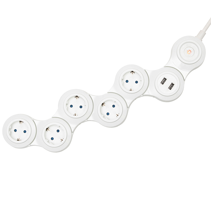 ELOSZTÓ CSUKLÓS 5ALJ.+2XUSB ALJ
