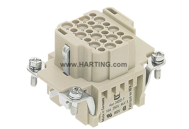 HARTING HAN DD24  ANYA 10A RAL7032