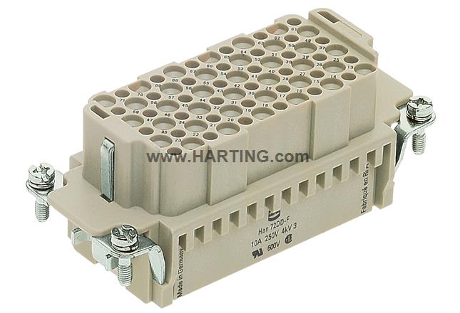HARTING HAN DD72  ANYA 10A RAL7032