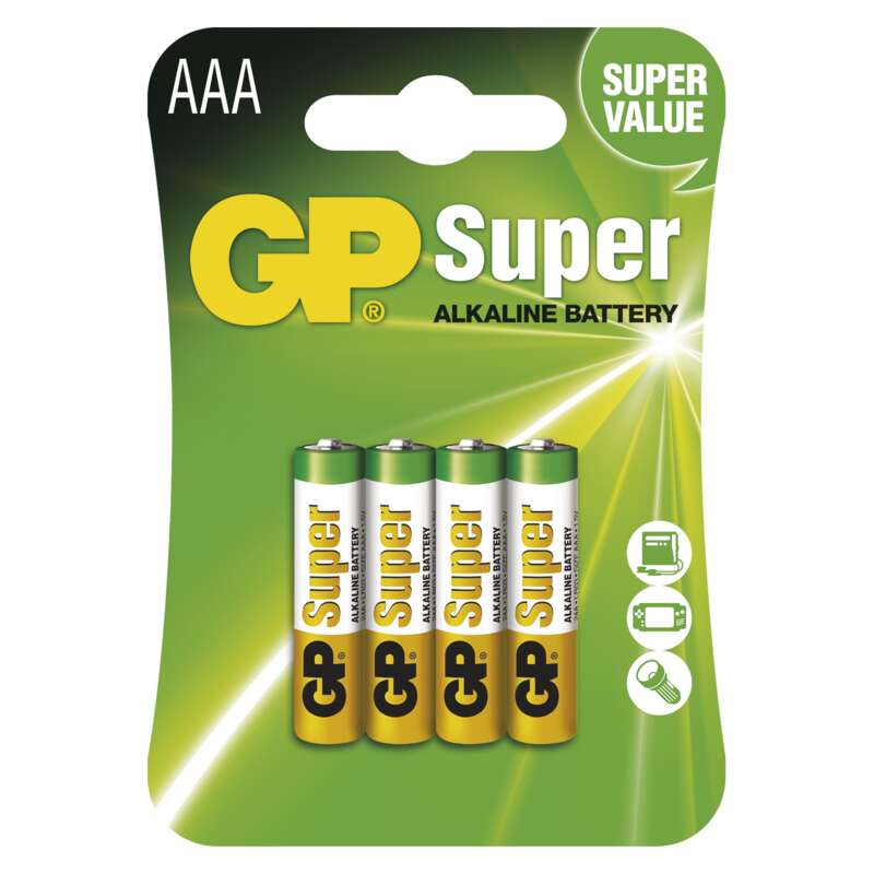 GP ELEM SUPER AAA LR03 4db/cs
