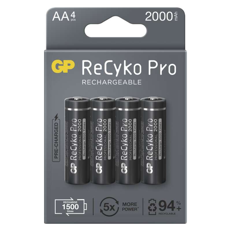 GP ELEM RECYKO PRO HR6 4db/bl