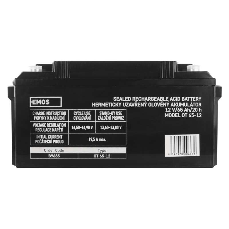 AKKUMULÁTOR SLA 12V 65AH M8