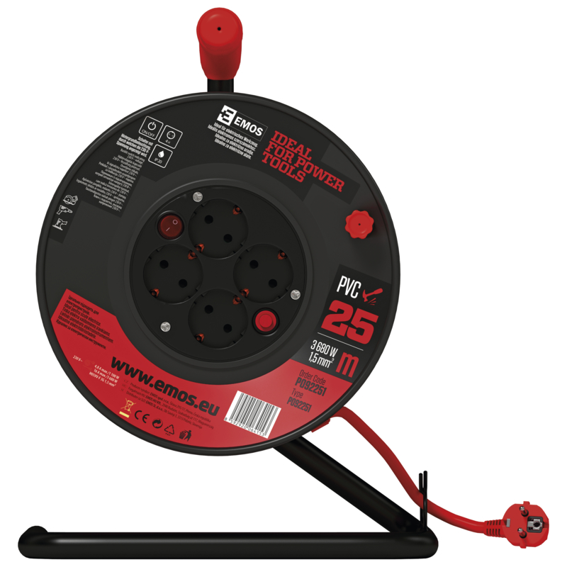 KÁBELDOB 25m 4ALJ 1,5MM PVC SW