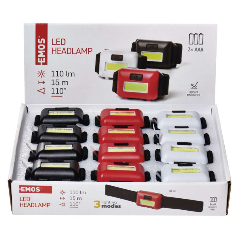 FEJLÁMPA 1W COB 12DB