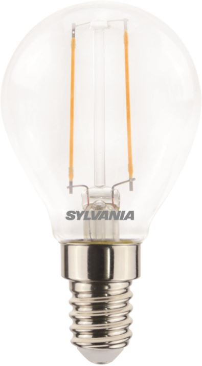 LED GÖMB E14 2,5W 2700K FILAMENT@ ToLEDo RT Ball V5 CL 250LM 827 E14 L