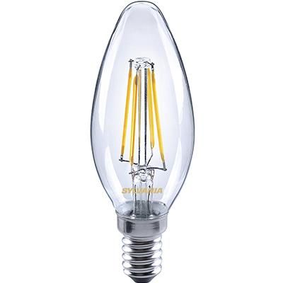 LED gyertya E14 4,5W 2700K filament@