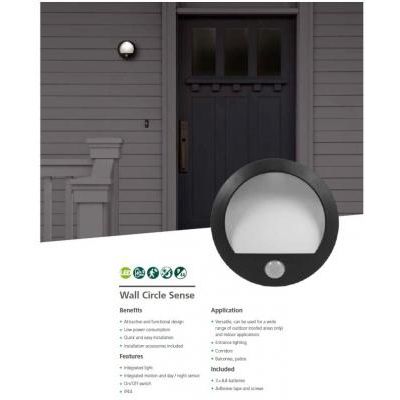 LED LÁMPATEST WALL CIRCLE SENSE@