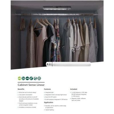 LED LÁMPATEST CABINET SENSE LINEAR@