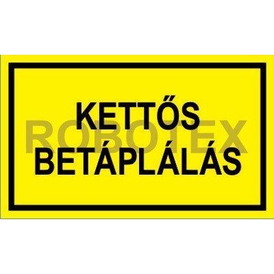 ÖNTAP.MATRICA 100x60mm KETTŐS BETÁP