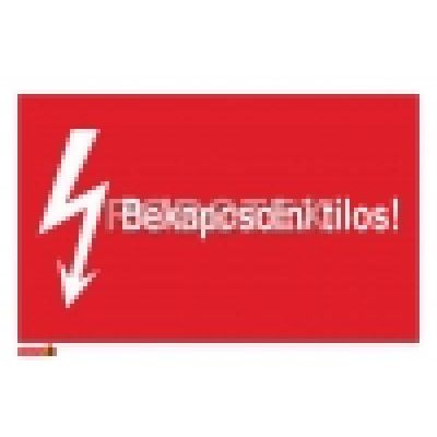 FELIR.TÁBLA BEKAPCSOLNI.TILOS!PIROS