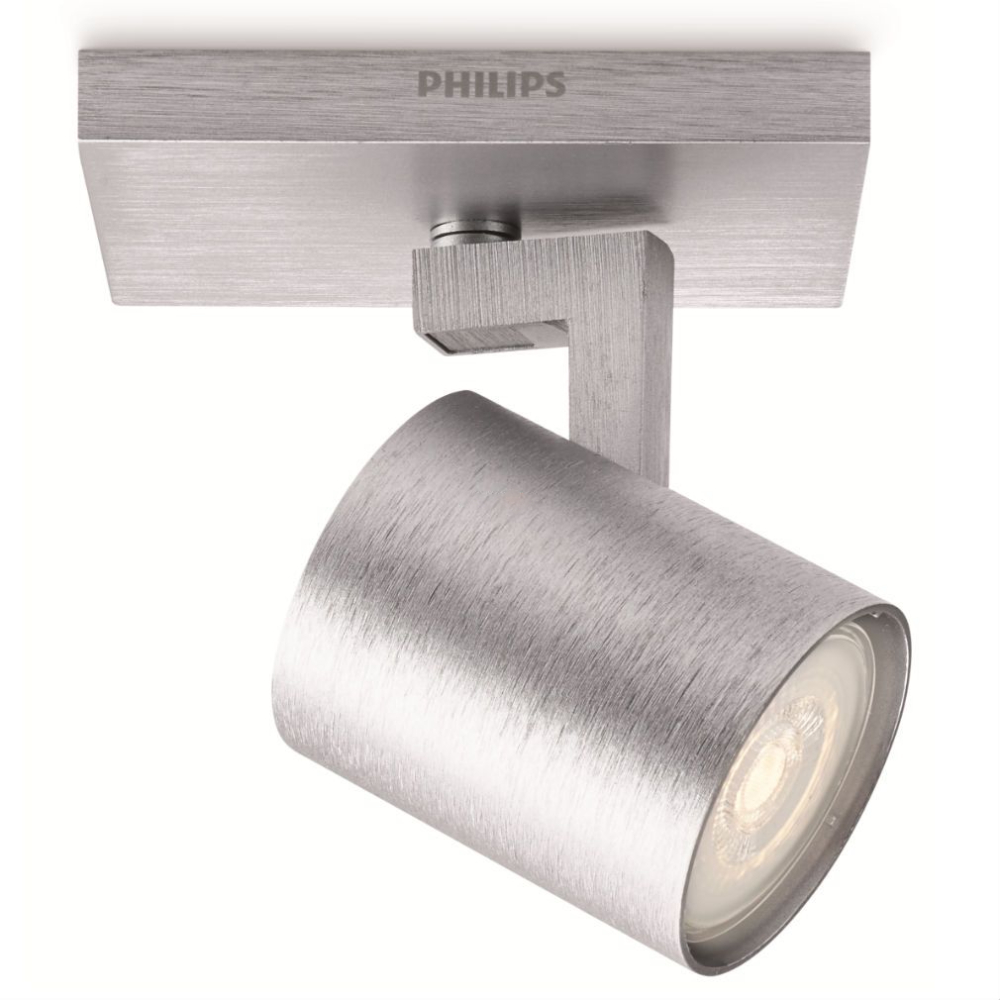 Runner 1-es spot aluminium 1x50W Philips