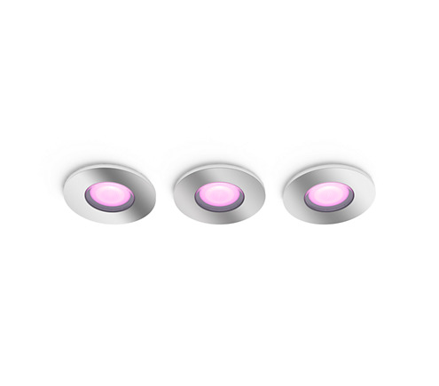 Xamento Hue recessed chrome 3x5.7W