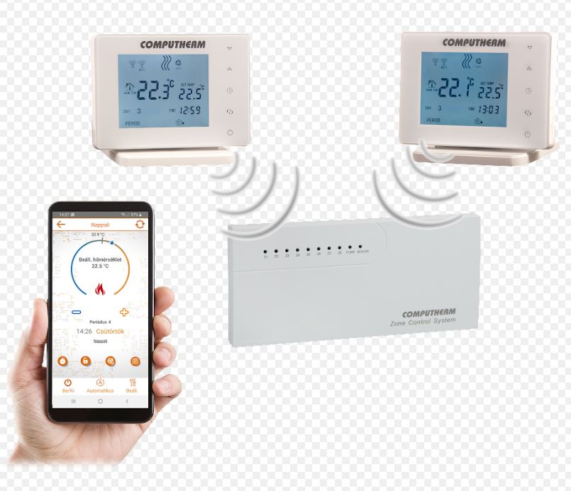 Wifi termosztát fehér@