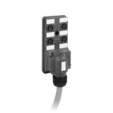 IP67 I/O ELOSZTÓ 4XM12/10M KÁBEL