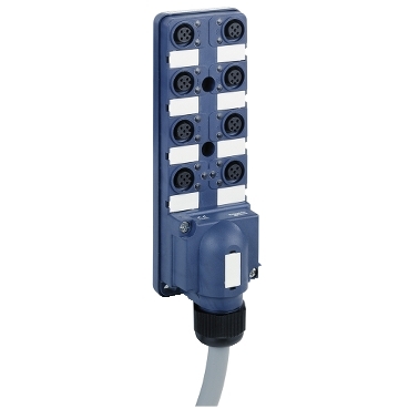 IP67 I/O ELOSZTÓ 8XM12/10M KÁBEL
