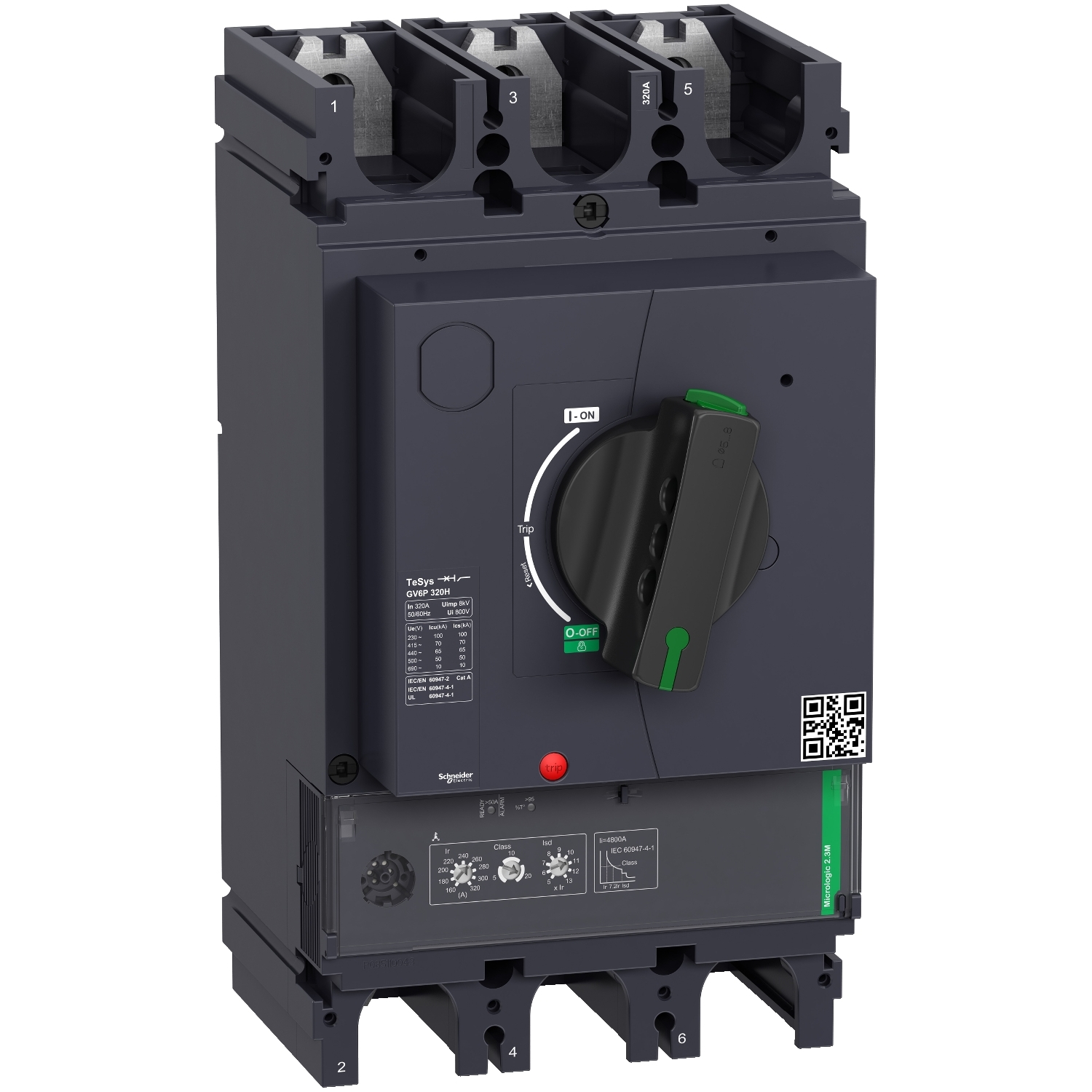 GV6P320H 3P 70KA MOTOR MEGSZAKÍTÓ