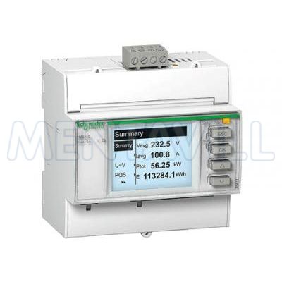 Teljesítménymérő PM3250 , modbus i,in,u,v,pqs,e,pf,hz,átlag