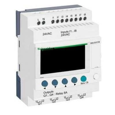 VEZÉRLŐMODUL LCD12I/O REL ÓRA 24VAC
