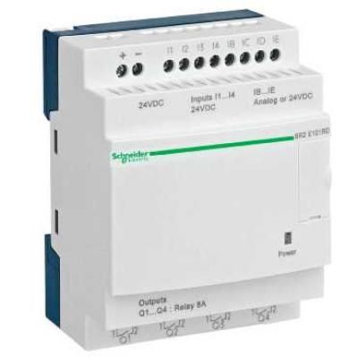 Vezérlőmodul 10 I/O rel óra 230V AC