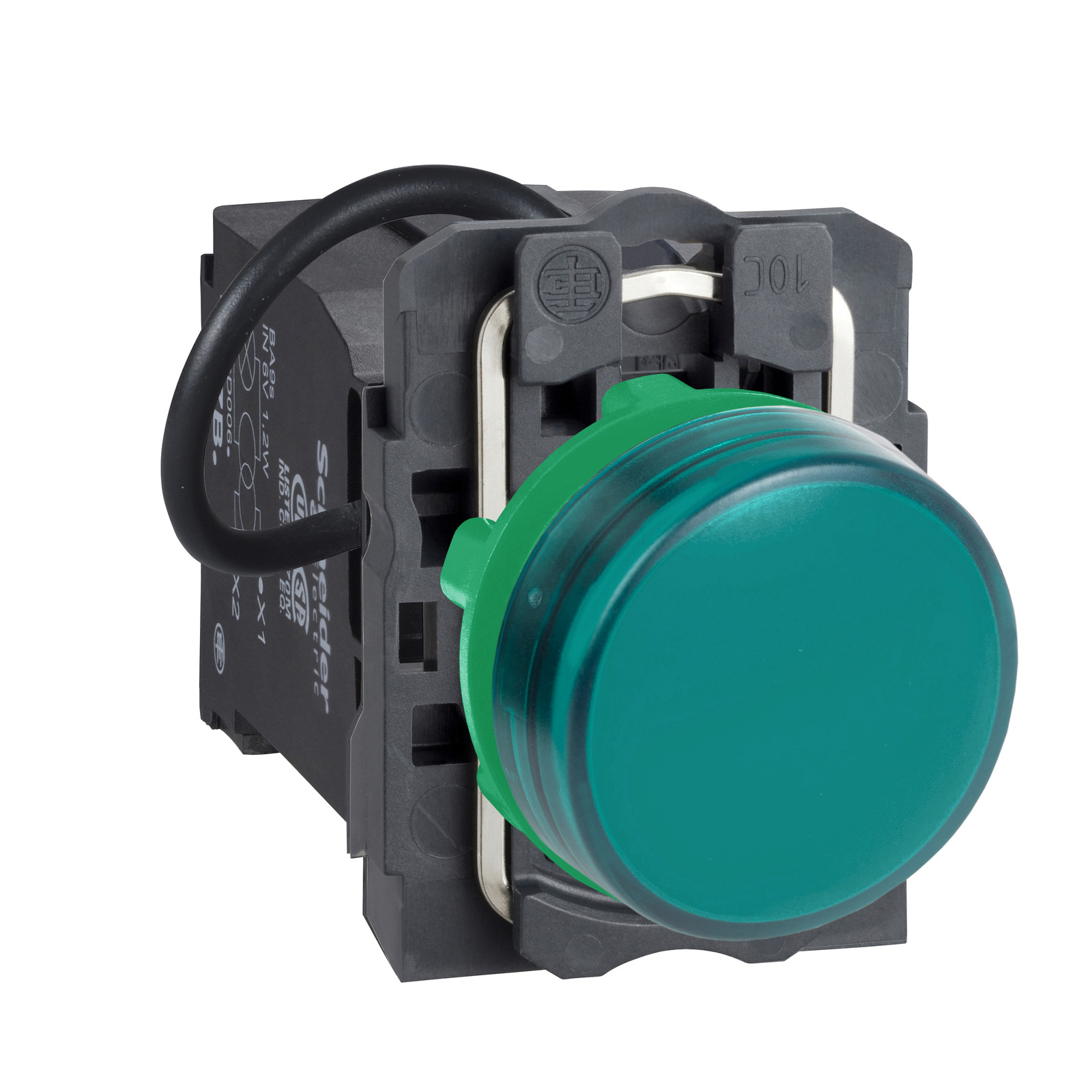 ZÖLD JELZŐLÁMPA LED D22 400V