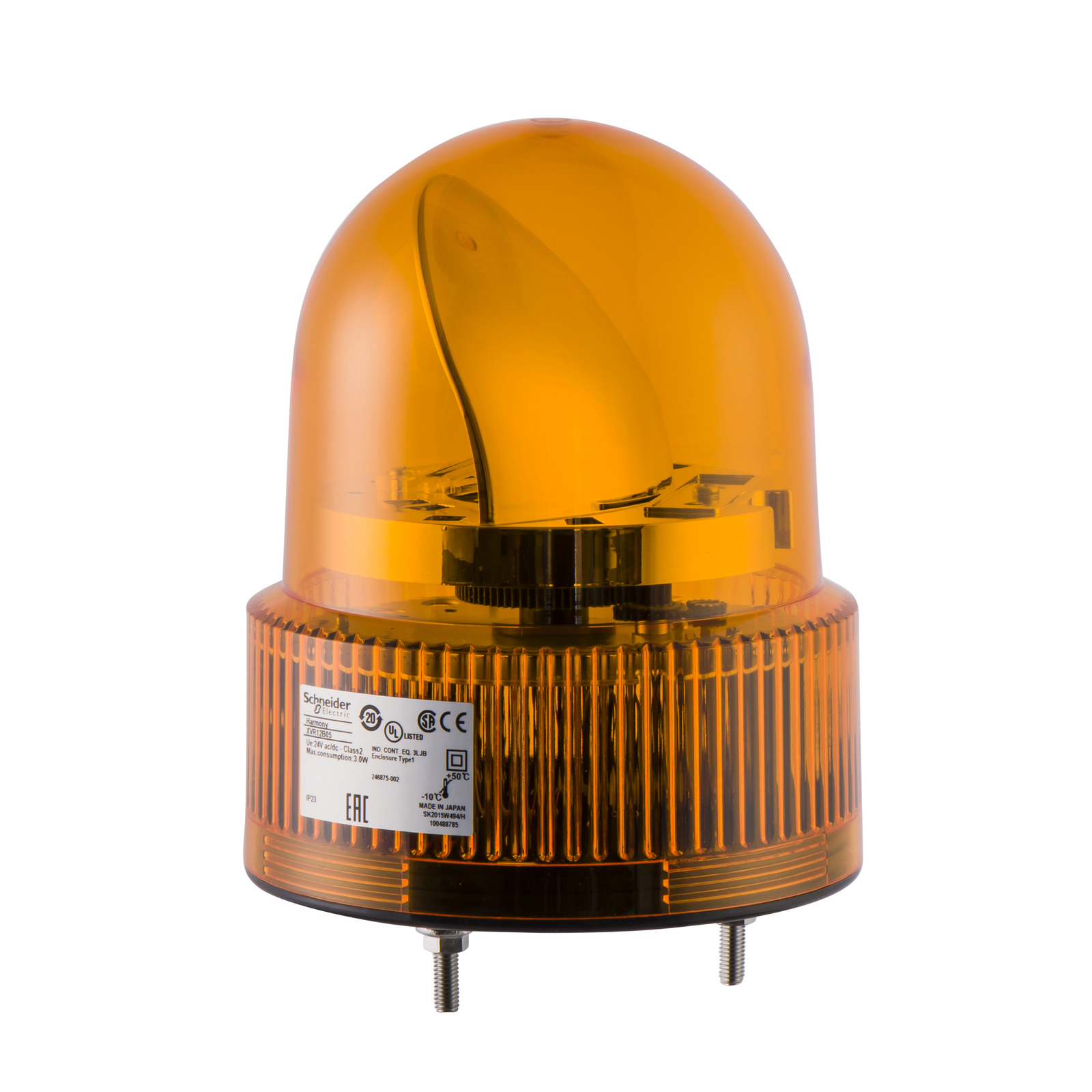 HARMONY XVR forgótükrös jelzőfény LED-es O120 IP23 narancs 24V AC/DC 5