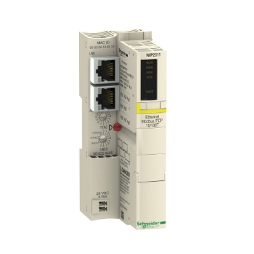 Két portos ethernet modbus/tcp standard stb nim modul