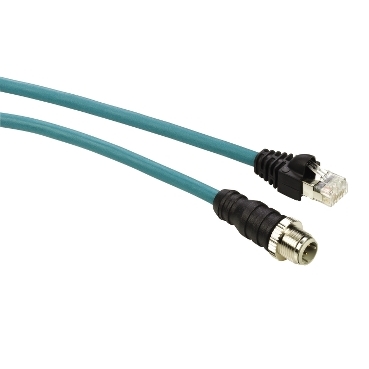 KÁBEL ENET M12-RJ45 1M 2X2X26