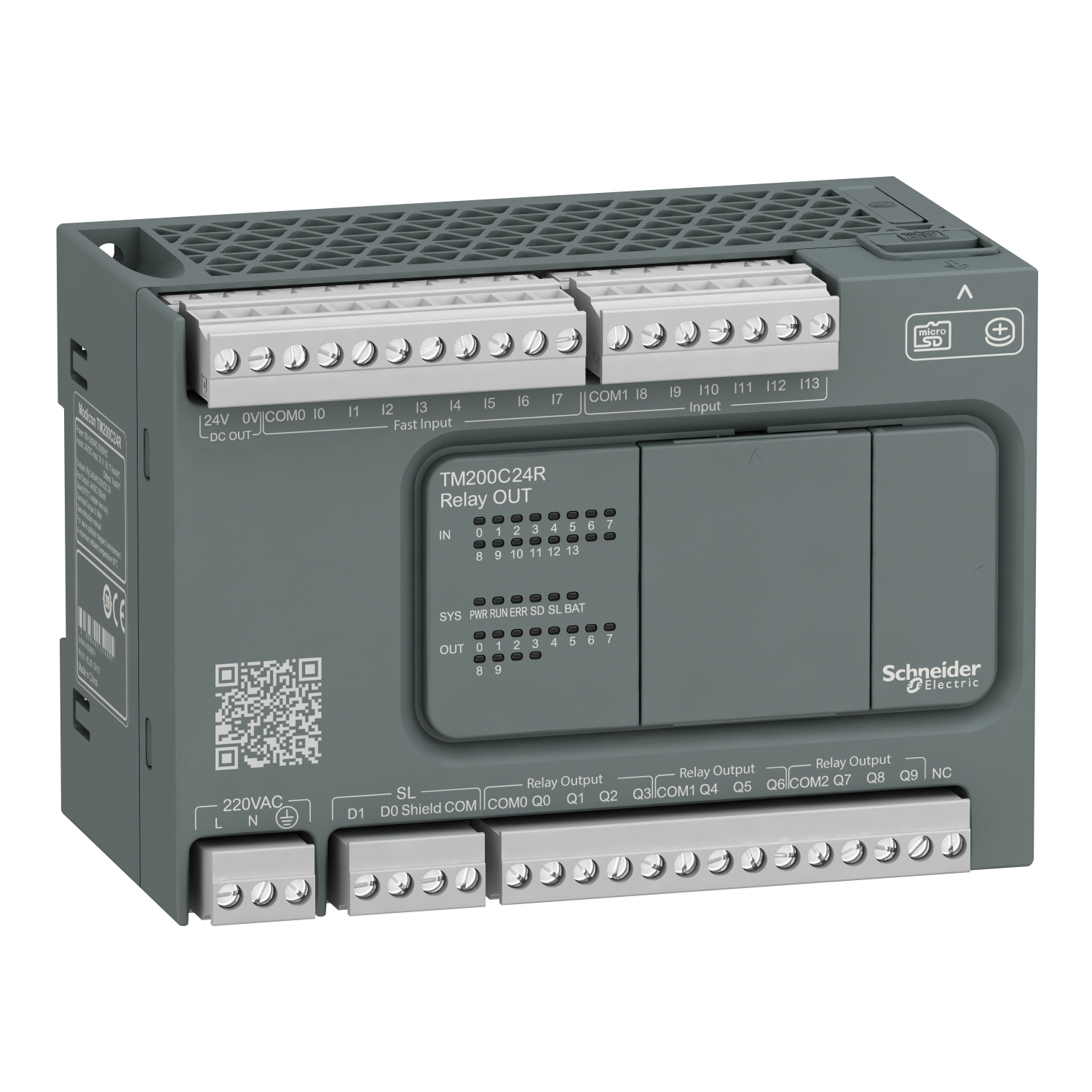MODICON M200 EASY PLC, 24 I/O1XRS48