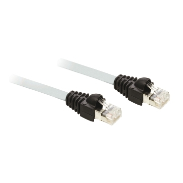 Kábel, MODBUS soros csatlakozóhoz, 2 x RJ45, kábel 0,3m